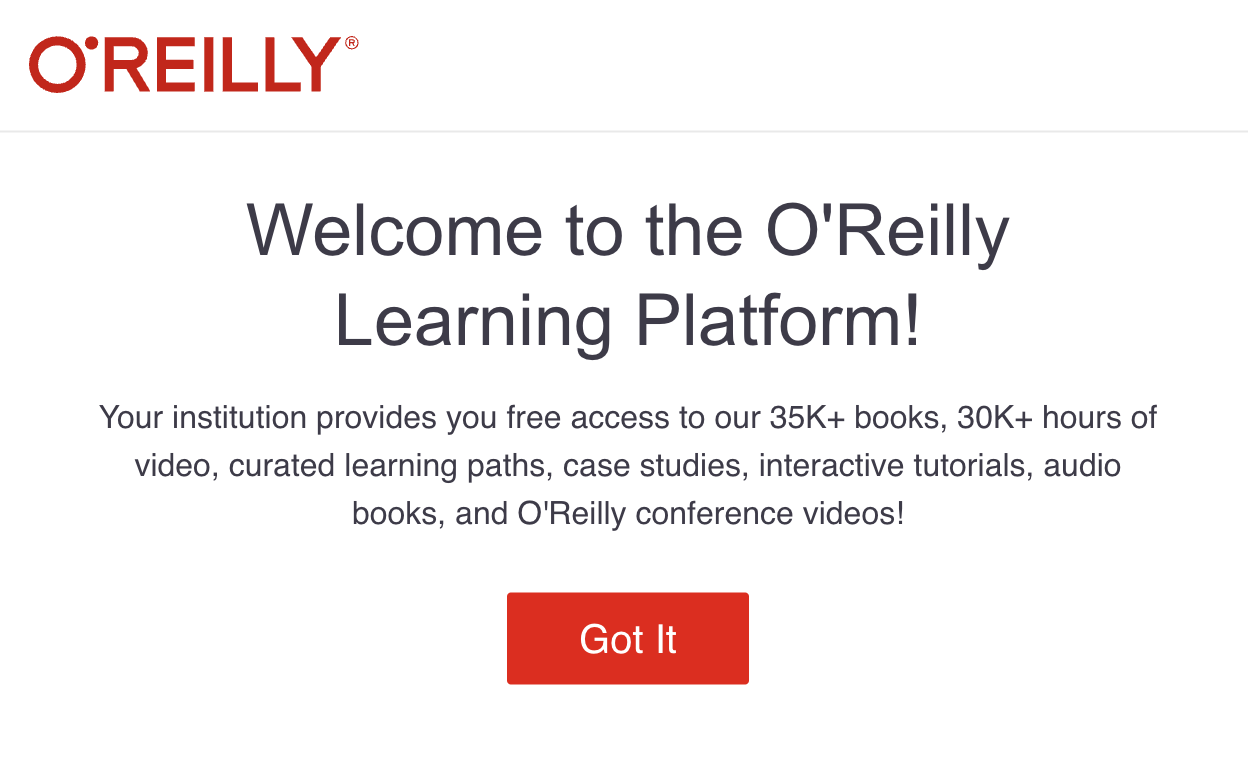 O'Reilly Access